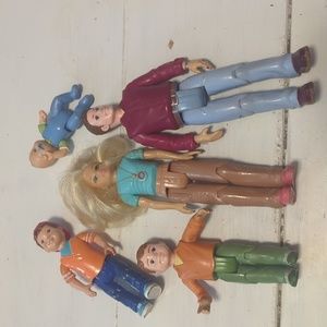 Fisher Price Loving Family Dollhouse doll bundle